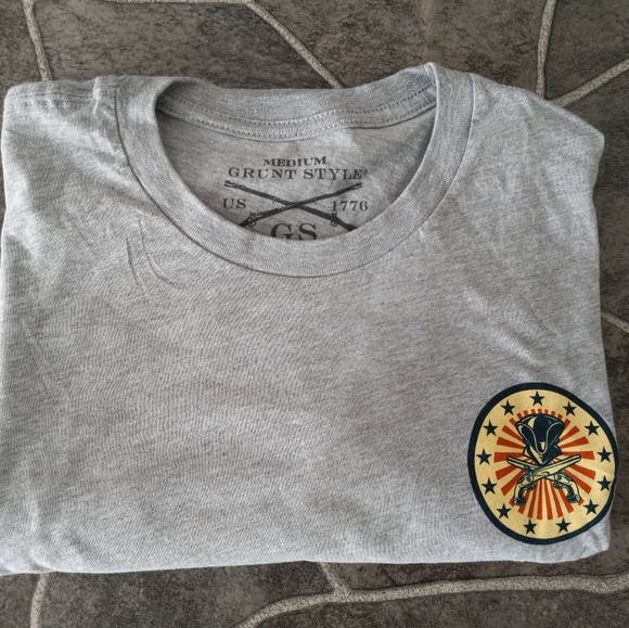 Grunt Style men's M grey tee NWOT - Picture 5 of 5